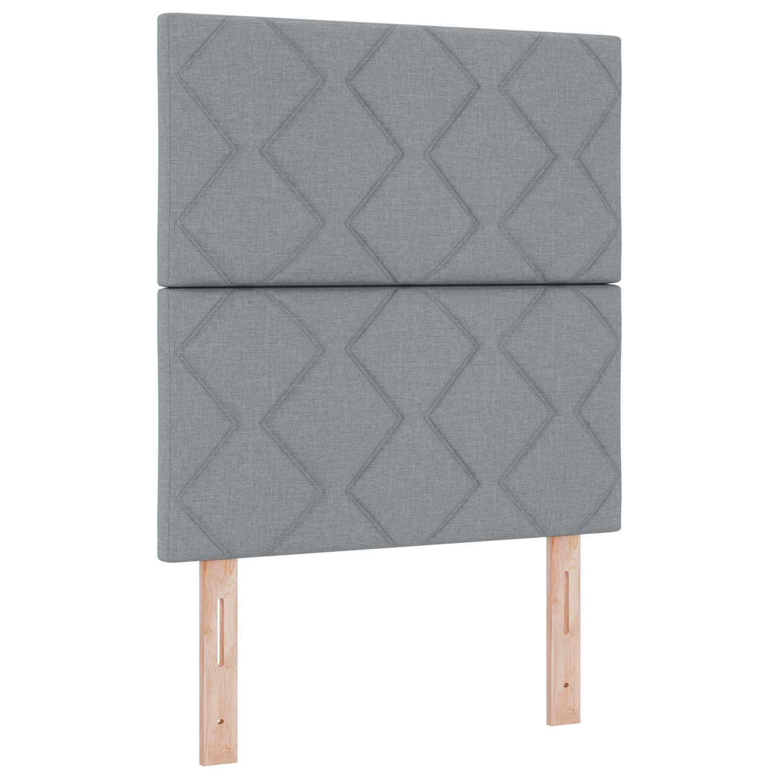 vidaXL Łóżko z box spring LED z materacem jasnoszary 80 x 200 cm