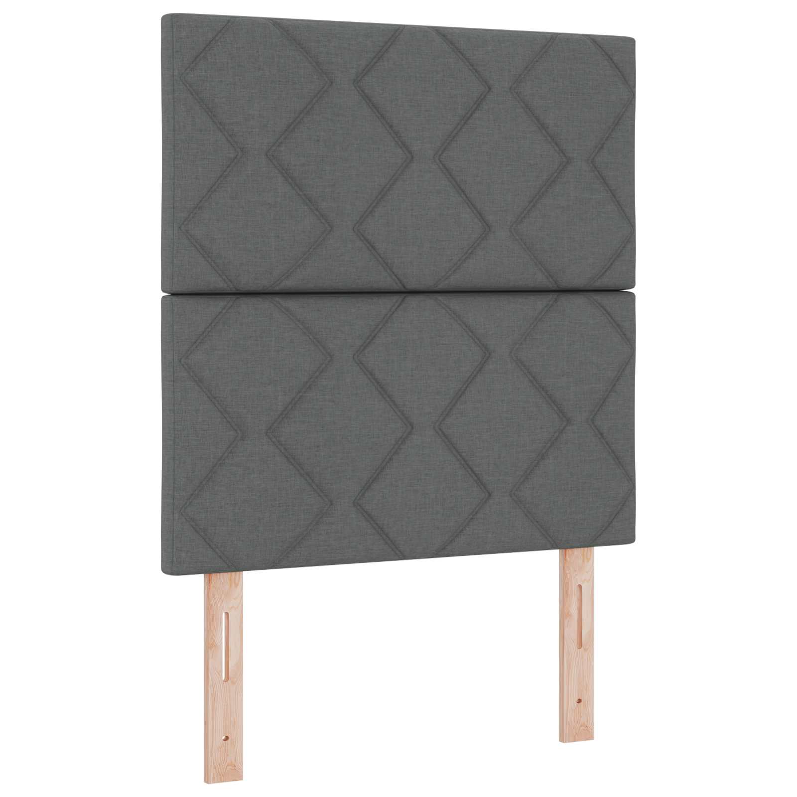 vidaXL Łóżko z box spring LED z materacem ciemnoszary 80 x 200 cm