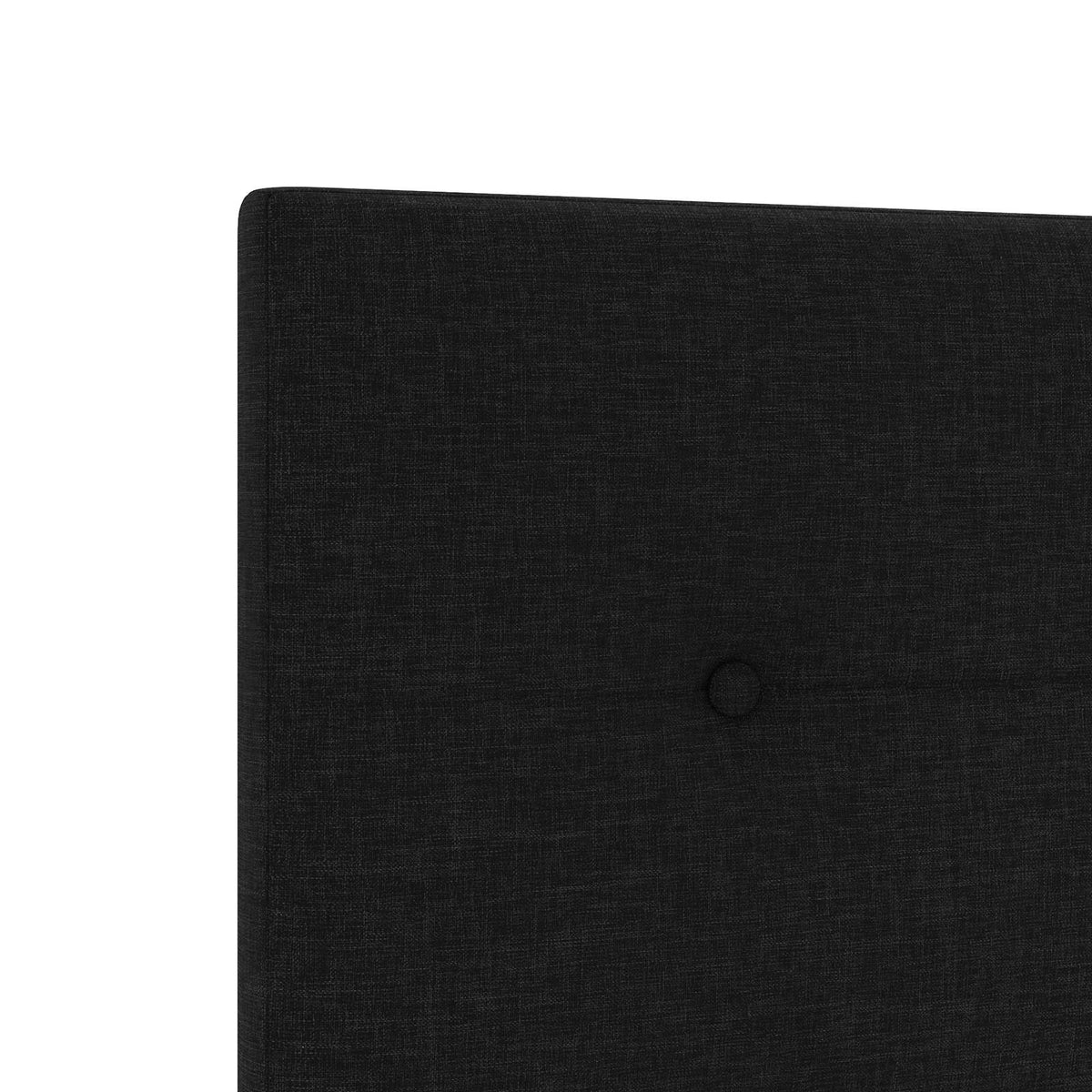 vidaXL Łóżko z box spring LED z materacem Czarny 140 x 190 cm tkanina