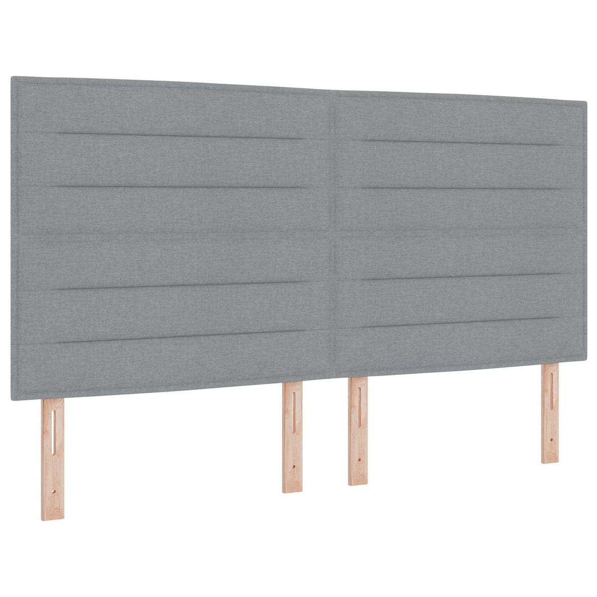 vidaXL Łóżko z box spring LED z materacem jasnoszary 180 x 200 cm
