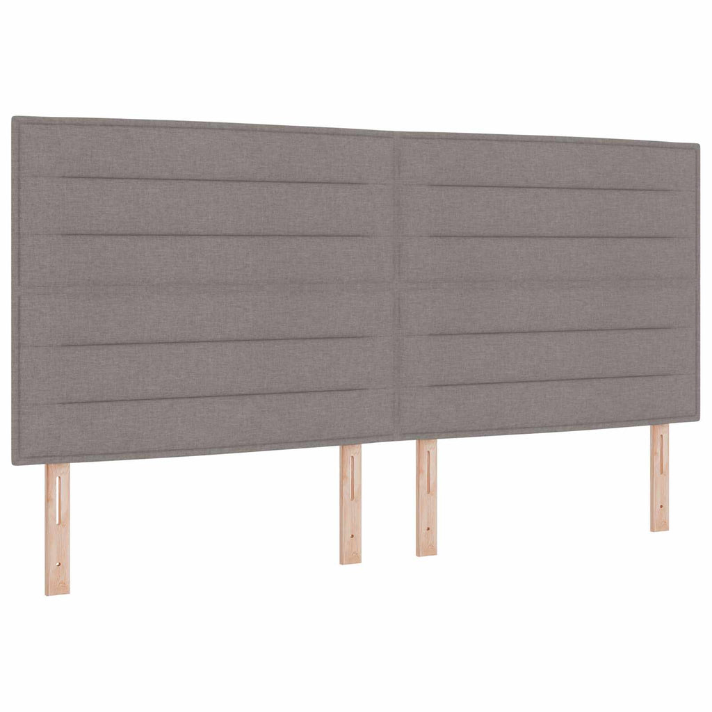 vidaXL Łóżko z box spring LED z materacem Ciemnoszary 200 x 200 cm