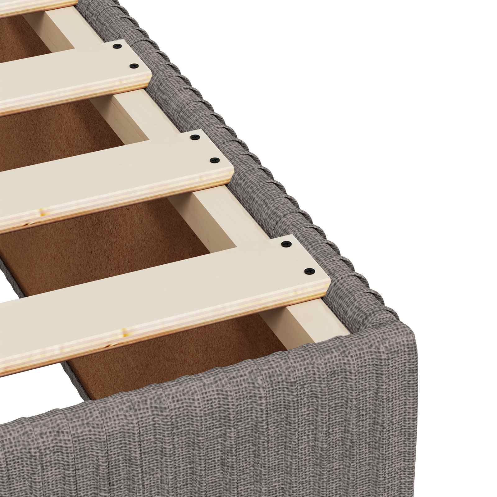 vidaXL Łóżko z box spring LED z materacem Ciemnoszary 90 x 190 cm