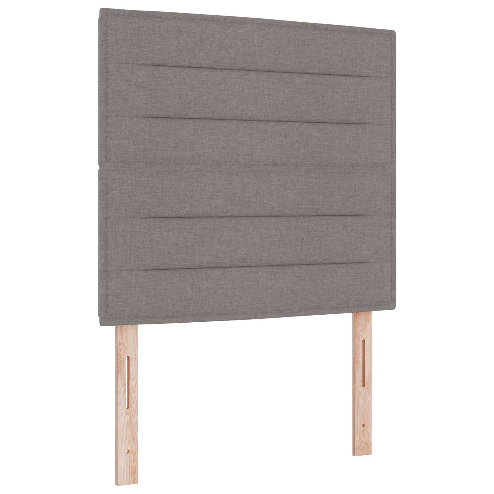 vidaXL Łóżko z box spring LED z materacem Ciemnoszary 90 x 190 cm