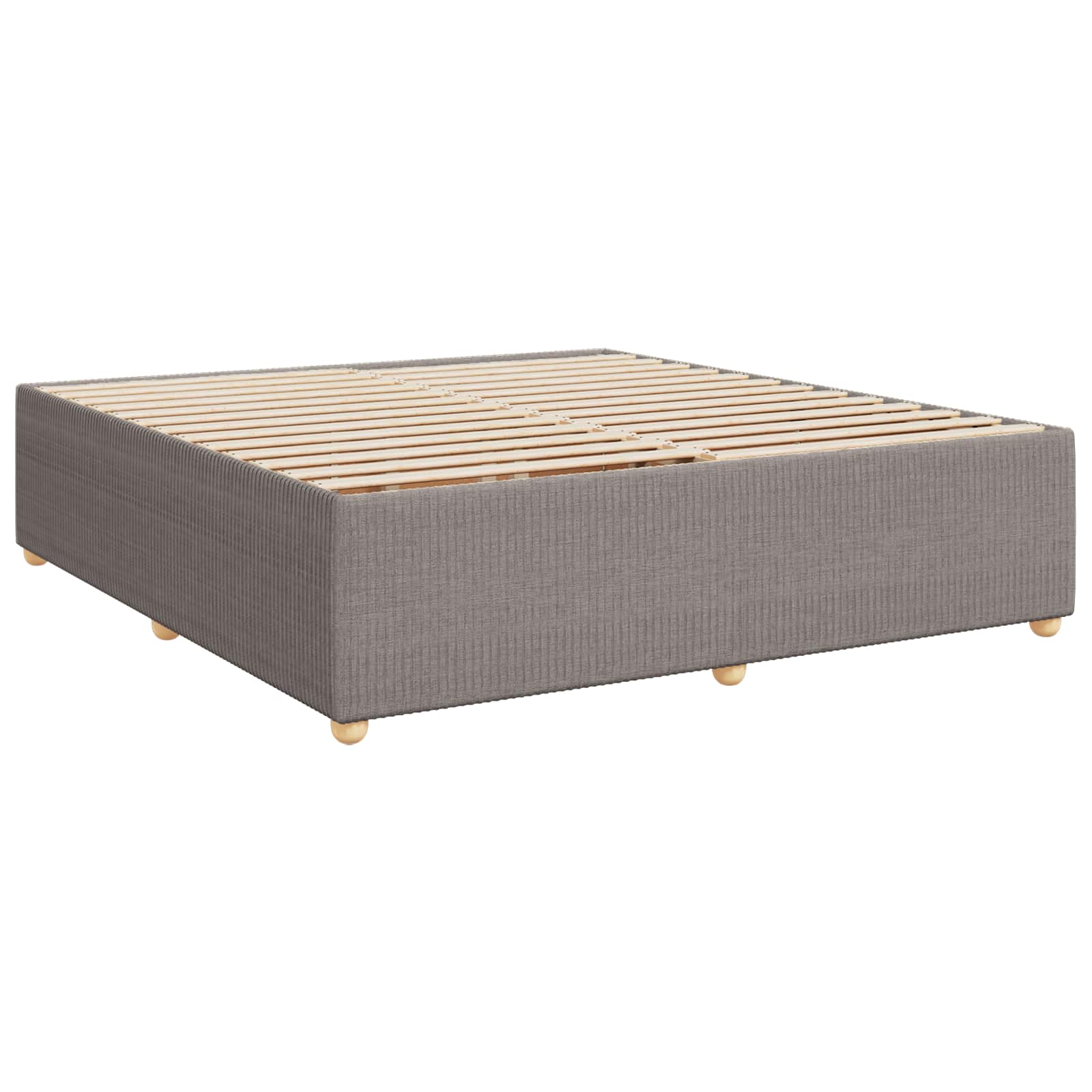 vidaXL Łóżko z box spring LED z materacem Ciemnoszary 180 x 200 cm