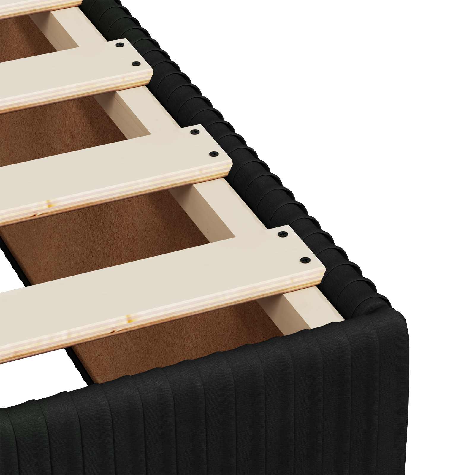 vidaXL Łóżko z box spring LED z materacem Czarny 80 x 200 cm Welur