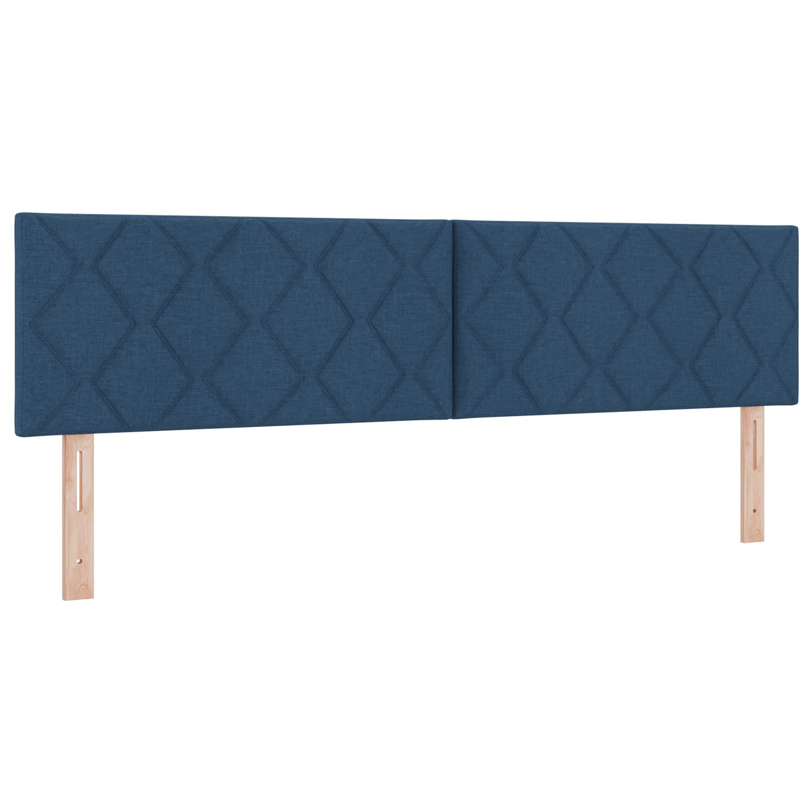 vidaXL Łóżko ottoman z materacem niebieski 180 x 200 cm tkanina