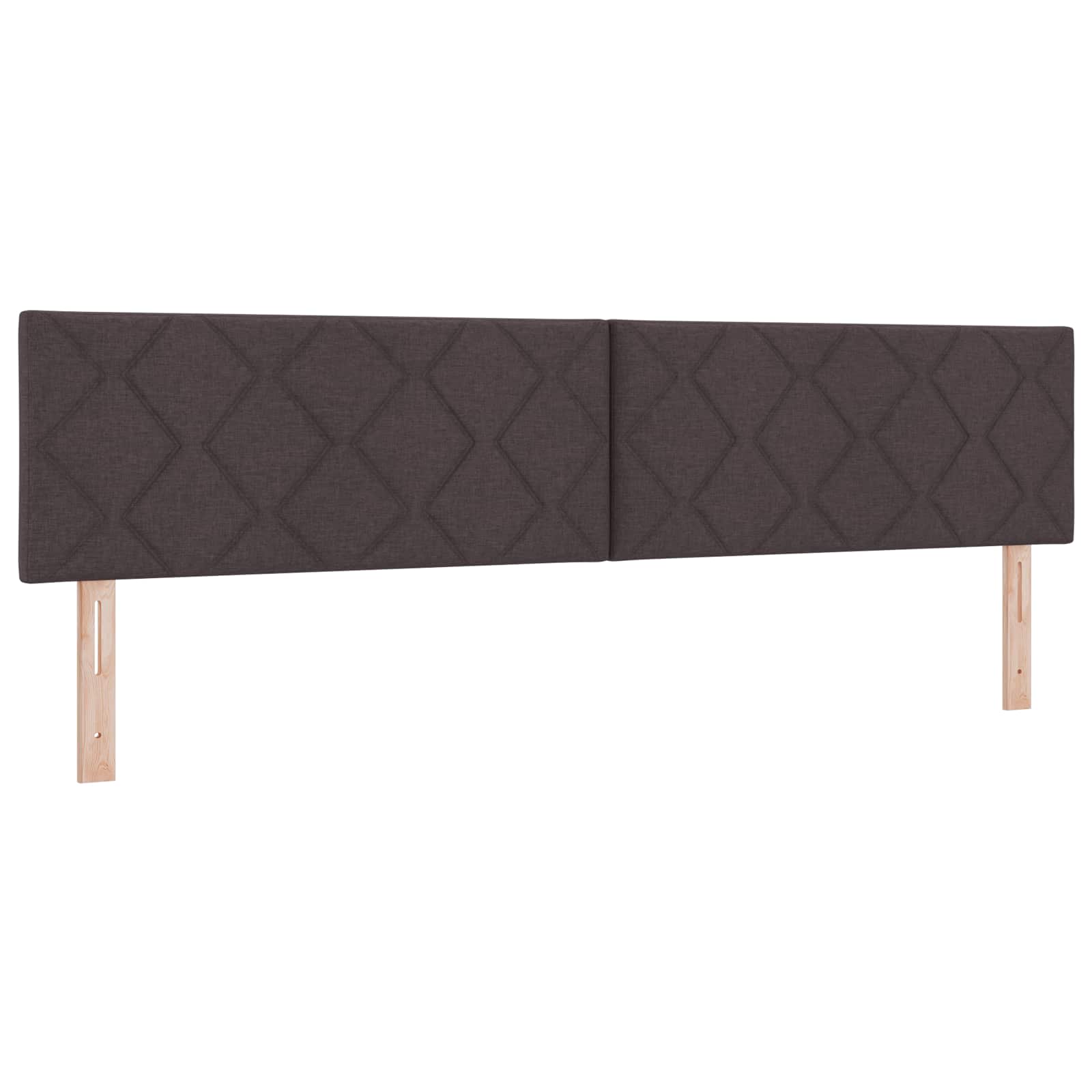vidaXL Łóżko ottoman z materacem Ciemny brąz 200 x 200 cm tkanina