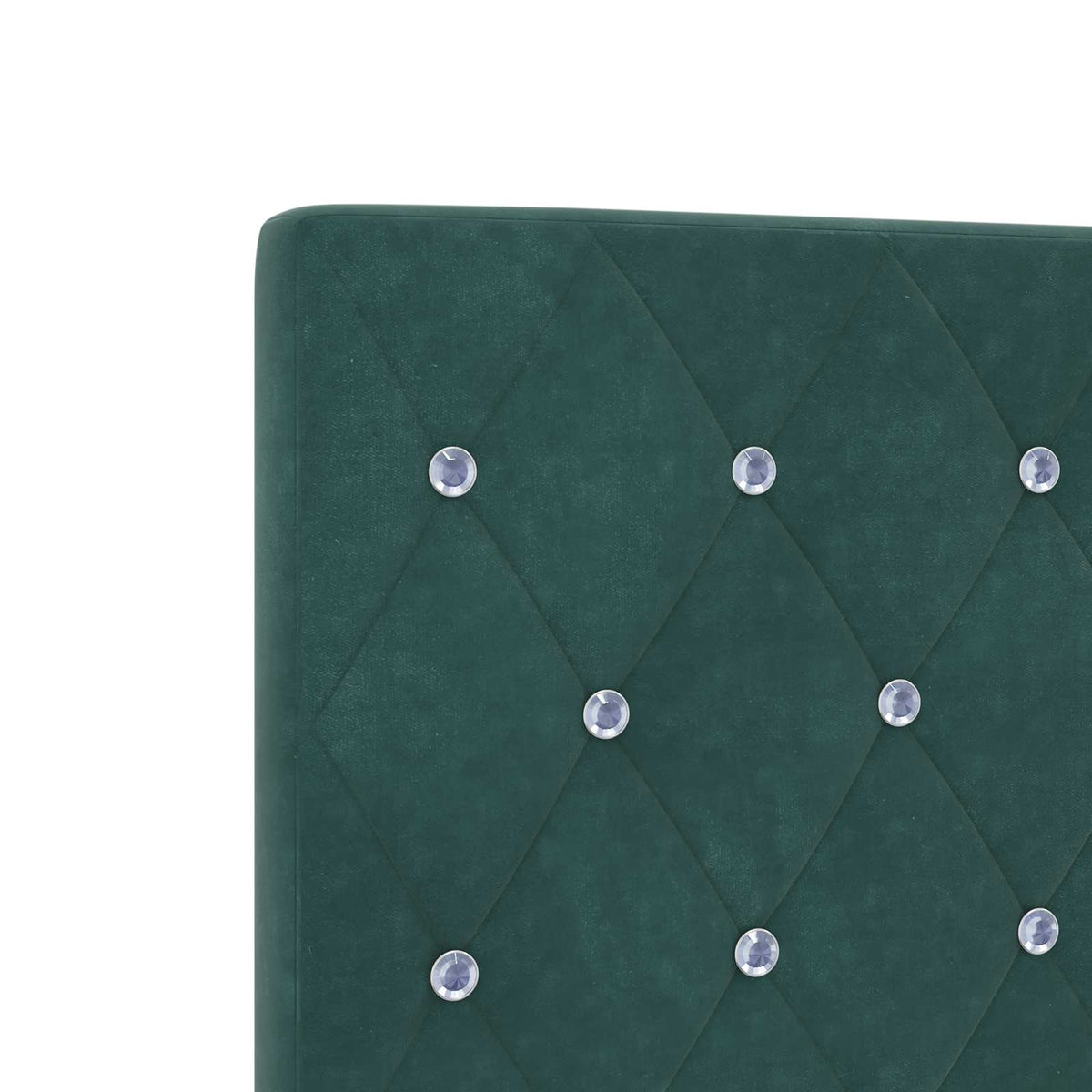 vidaXL Łóżko ottoman z materacem Ciemnozielony 80 x 200 cm Welur