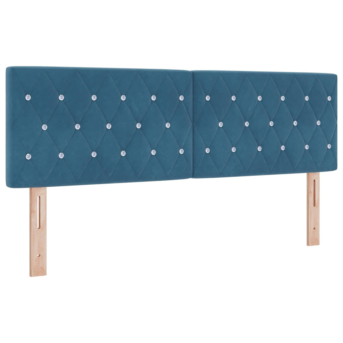 vidaXL Łóżko ottoman z materacem Ciemnoniebieski 160 x 200 cm Welur