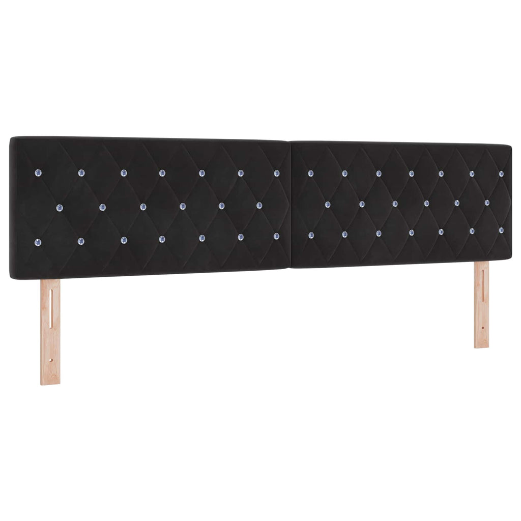 vidaXL Łóżko ottoman z materacem Czarny 180 x 200 cm Welur