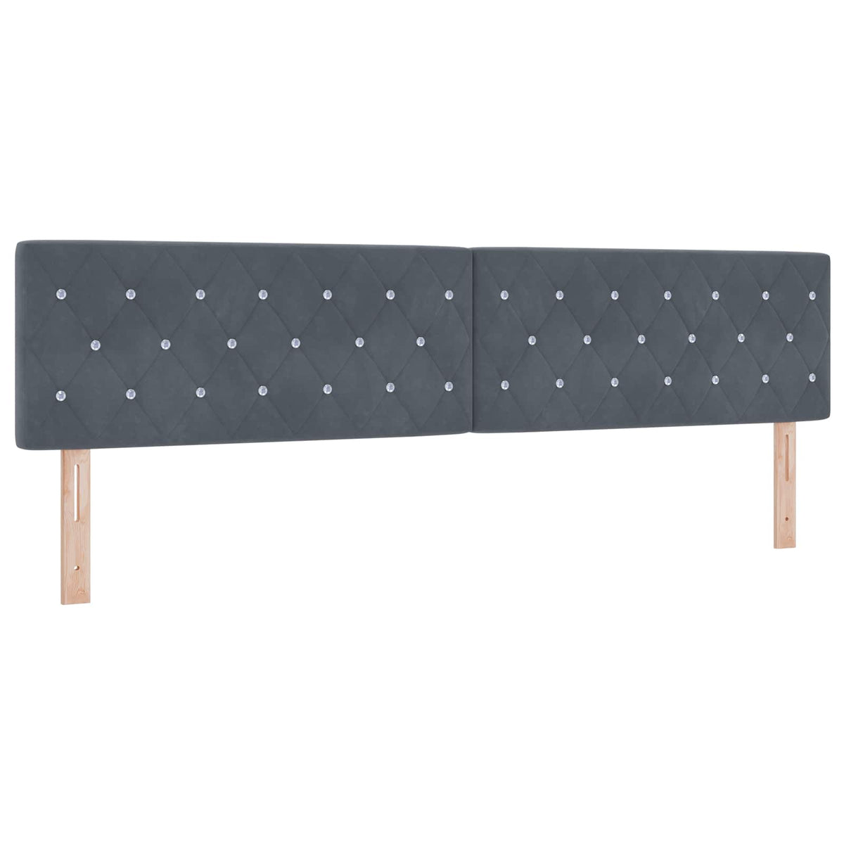 vidaXL Łóżko ottoman z materacem ciemnoszary 200 x 200 cm Welur