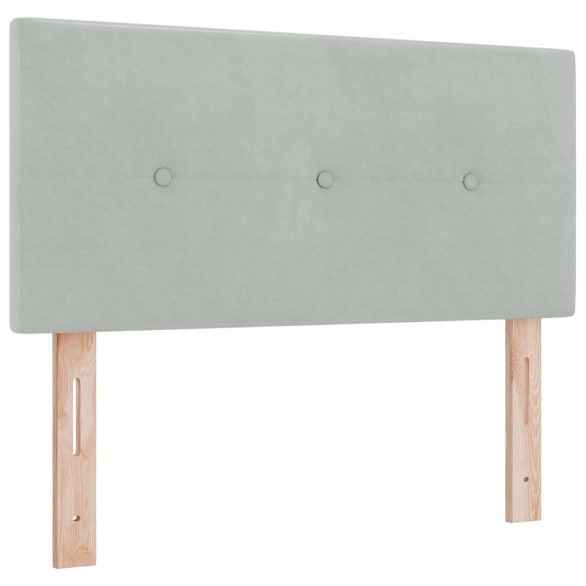 vidaXL Łóżko ottoman z materacem jasnoszary 80 x 200 cm Welur