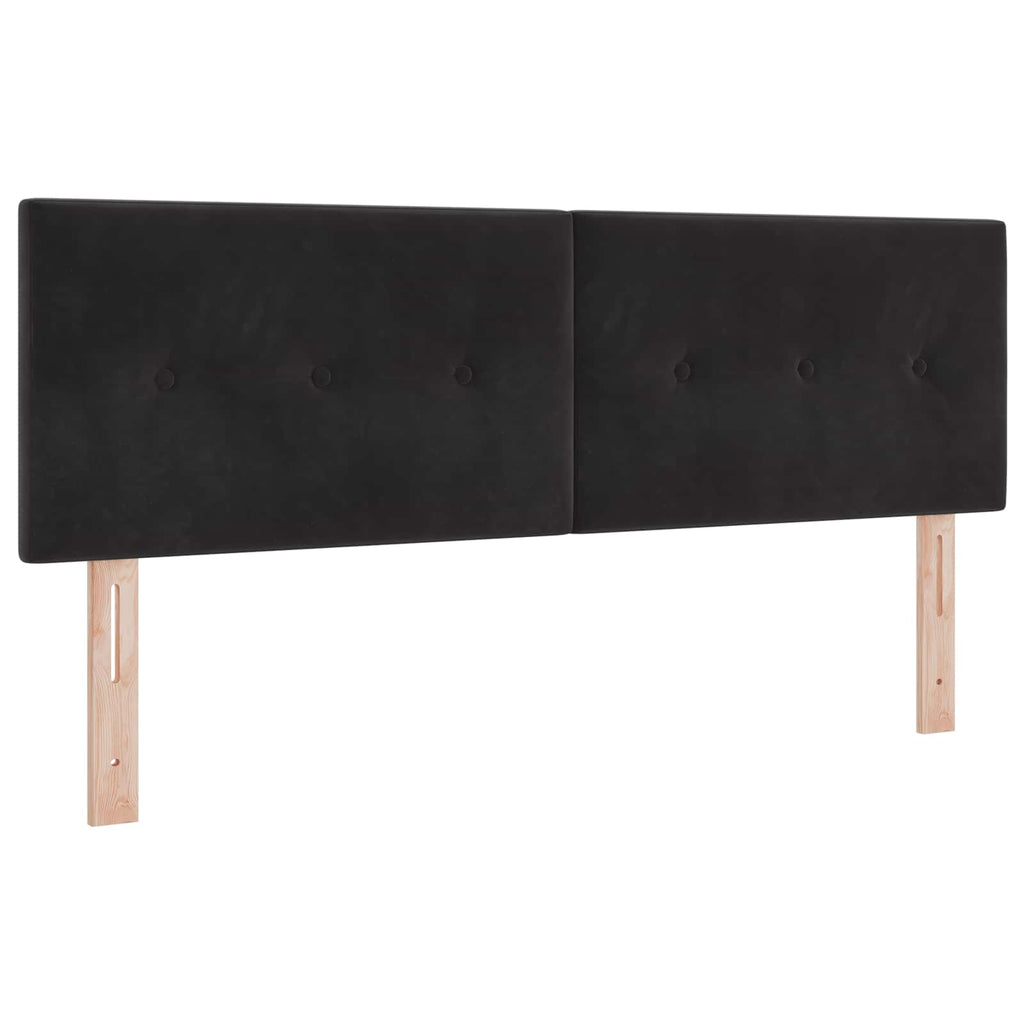 vidaXL Łóżko ottoman z materacem Czarny 160 x 200 cm Welur