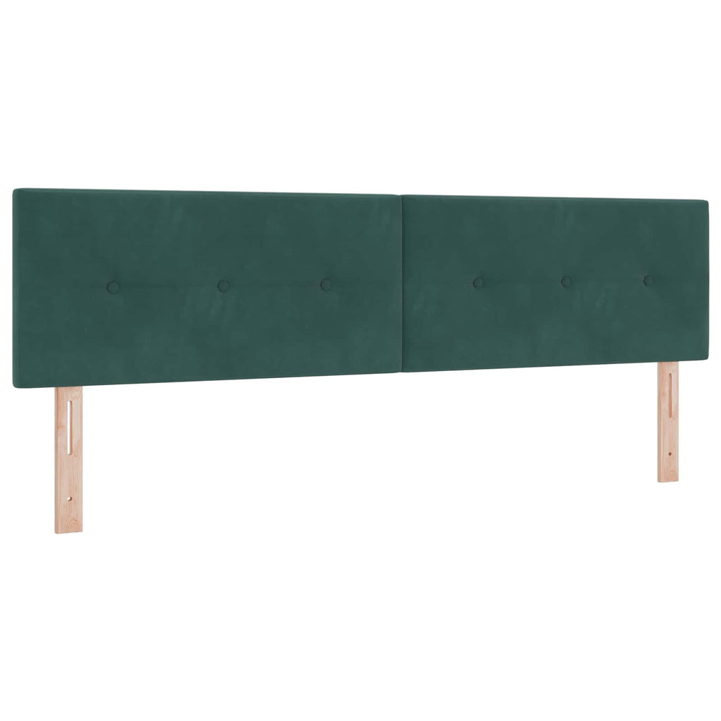 vidaXL Łóżko ottoman z materacem Ciemnozielony 180 x 200 cm Welur