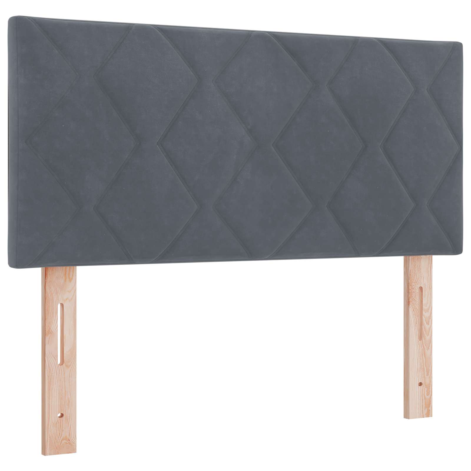 vidaXL Łóżko ottoman z materacem ciemnoszary 120 x 190 cm Welur