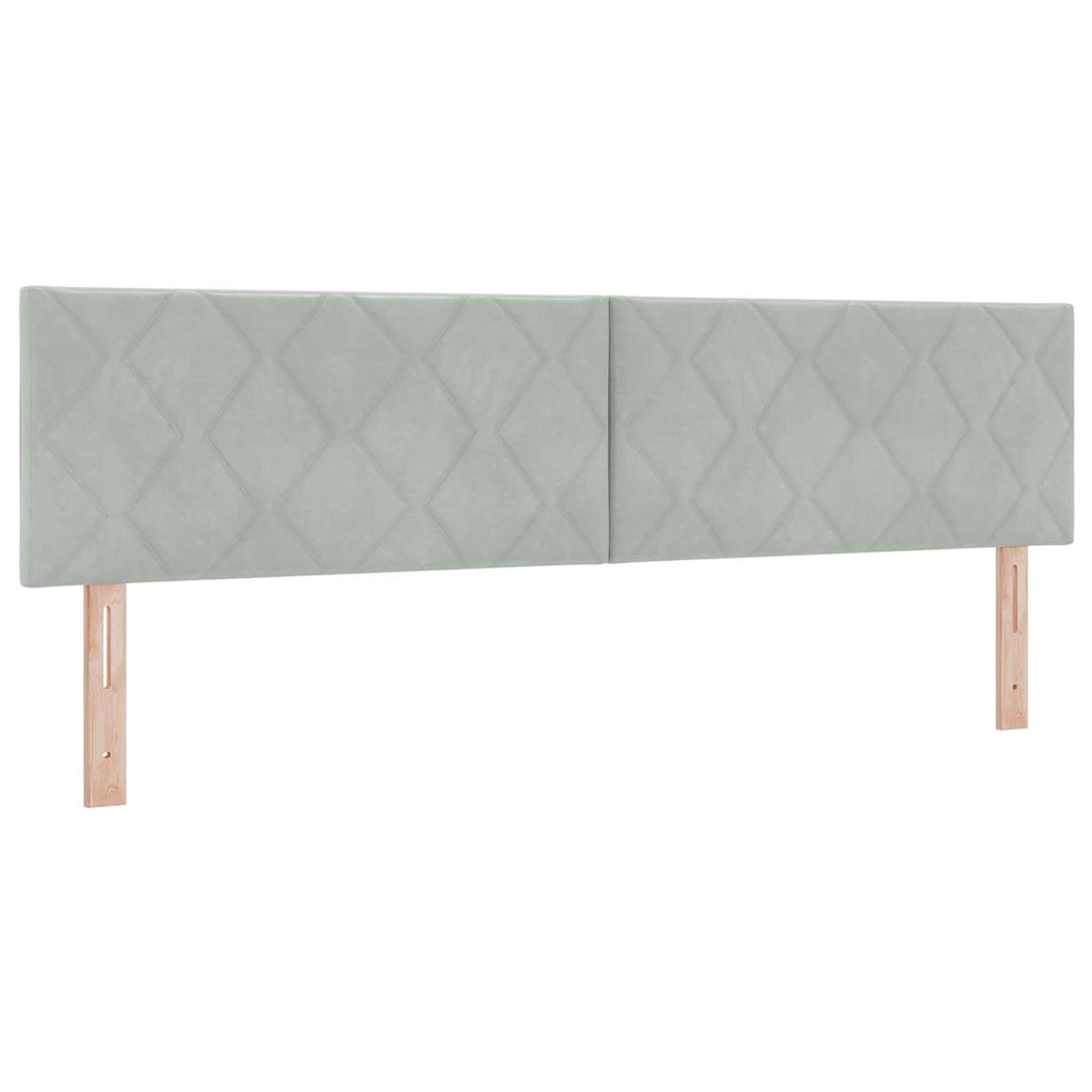 vidaXL Łóżko ottoman z materacem jasnoszary 180 x 200 cm Welur