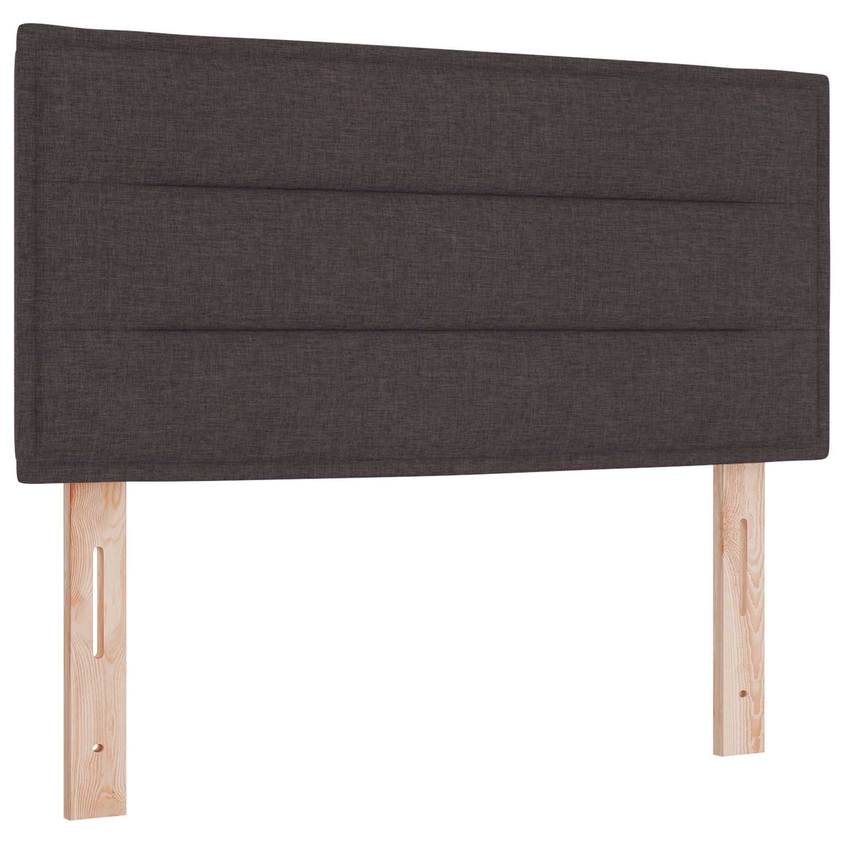 vidaXL Łóżko z pojemnikiem i materacem LED Ciemny brąz 90 x 200 cm