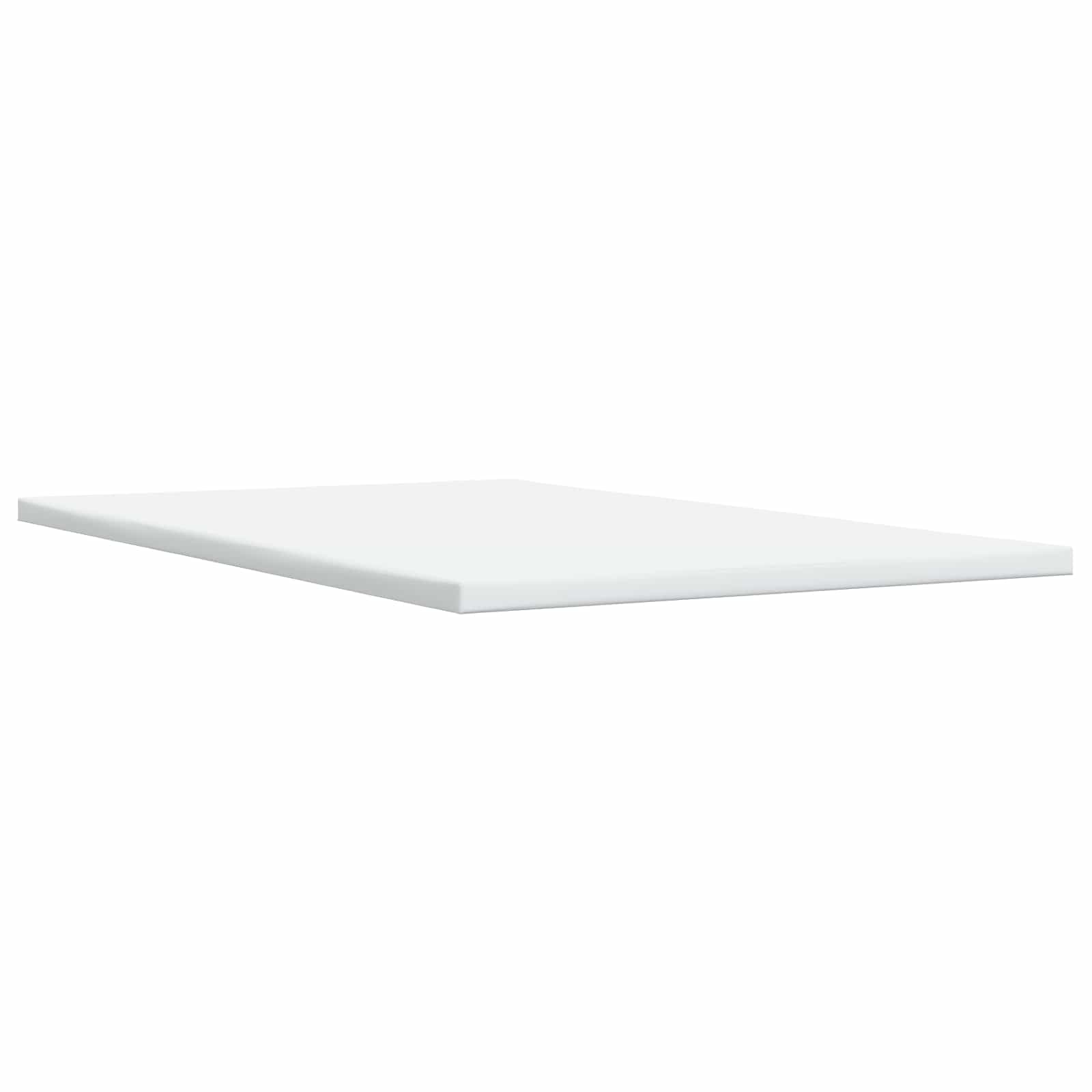 vidaXL Łóżko z pojemnikiem i materacem LED kremowy 120 x 200 cm