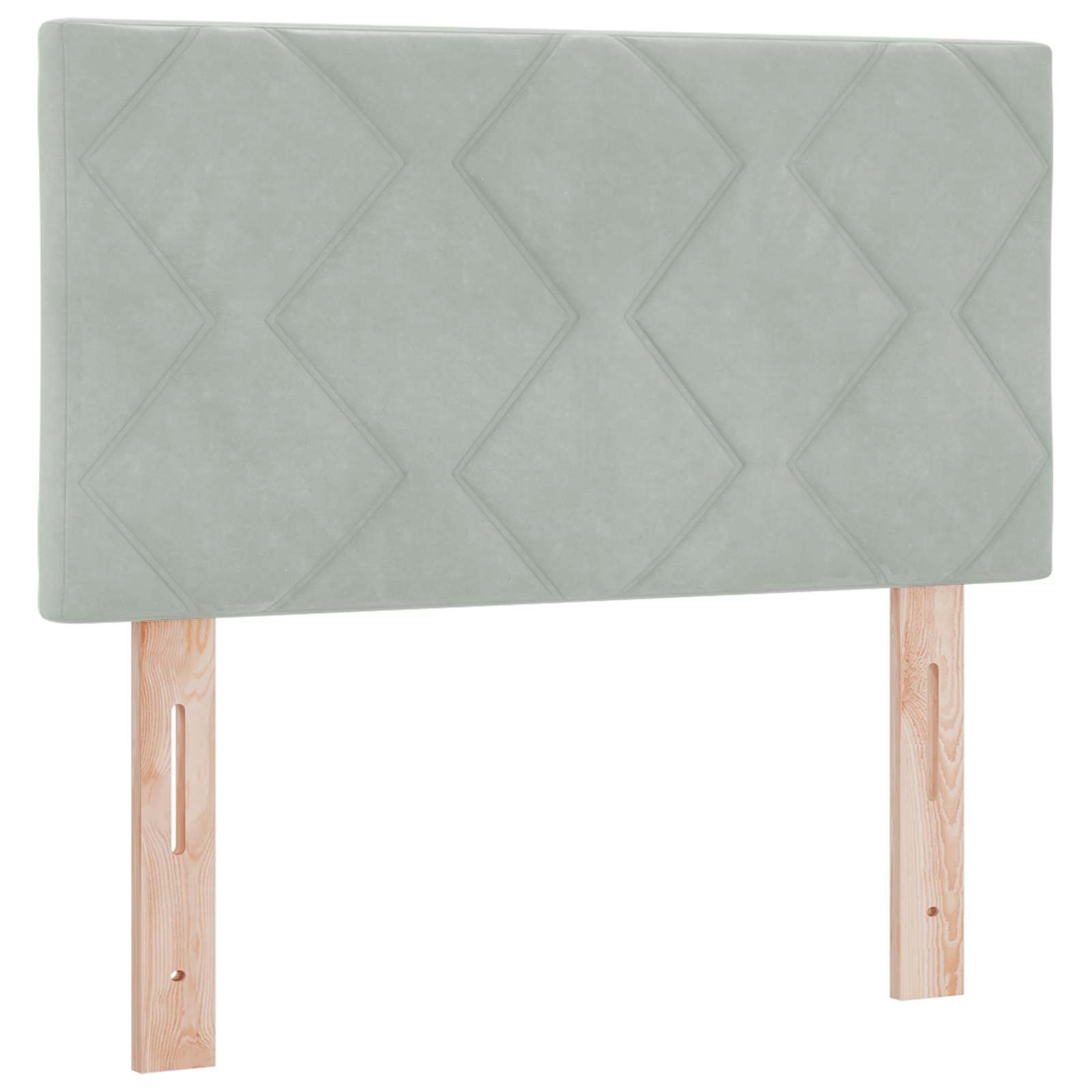 vidaXL Łóżko z pojemnikiem i materacem LED jasnoszary 80 x 200 cm