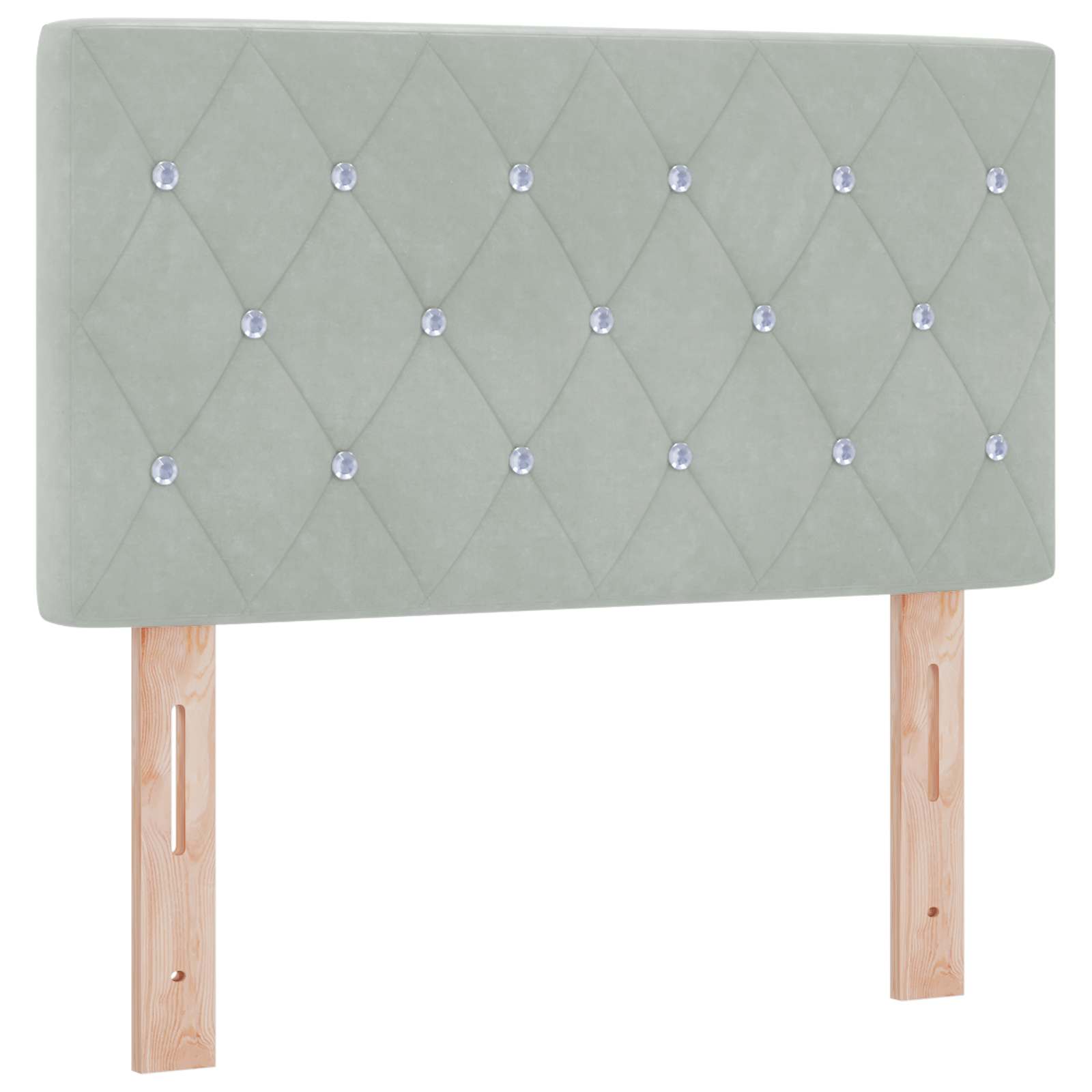 vidaXL Łóżko ottoman z materacem jasnoszary 80 x 200 cm Welur