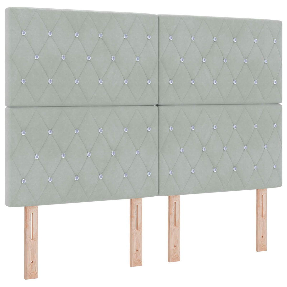 vidaXL Łóżko ottoman z materacem jasnoszary 160 x 200 cm Welur
