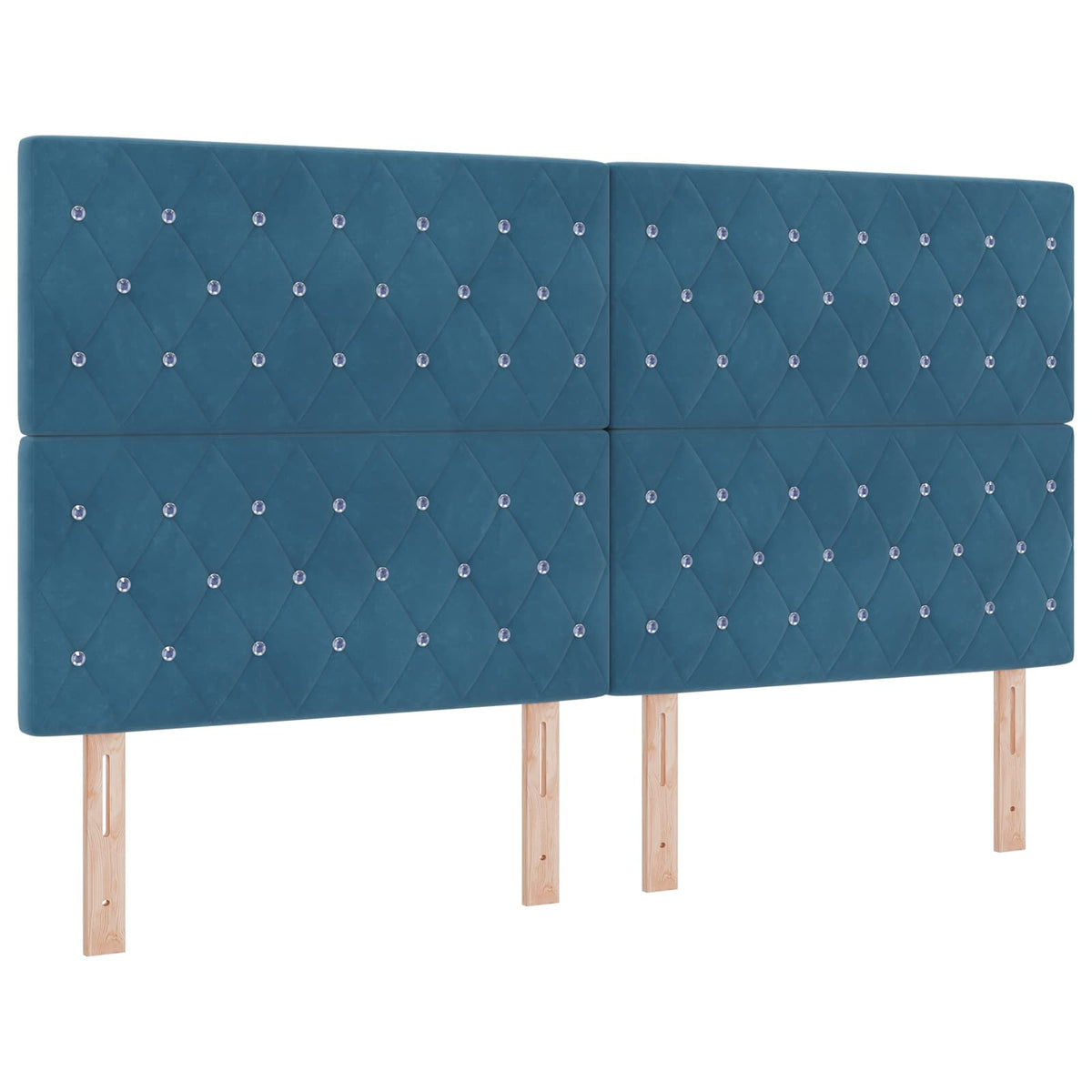 vidaXL Łóżko ottoman z materacem Ciemnoniebieski 180 x 200 cm Welur