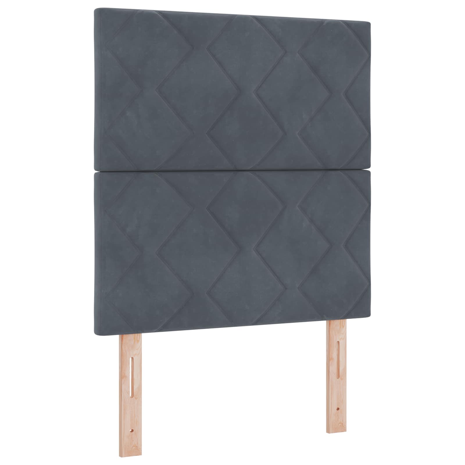 vidaXL Łóżko ottoman z materacem ciemnoszary 80 x 200 cm Welur