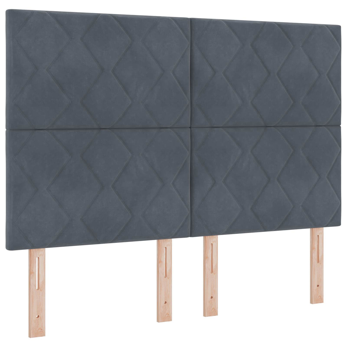 vidaXL Łóżko ottoman z materacem ciemnoszary 160 x 200 cm Welur