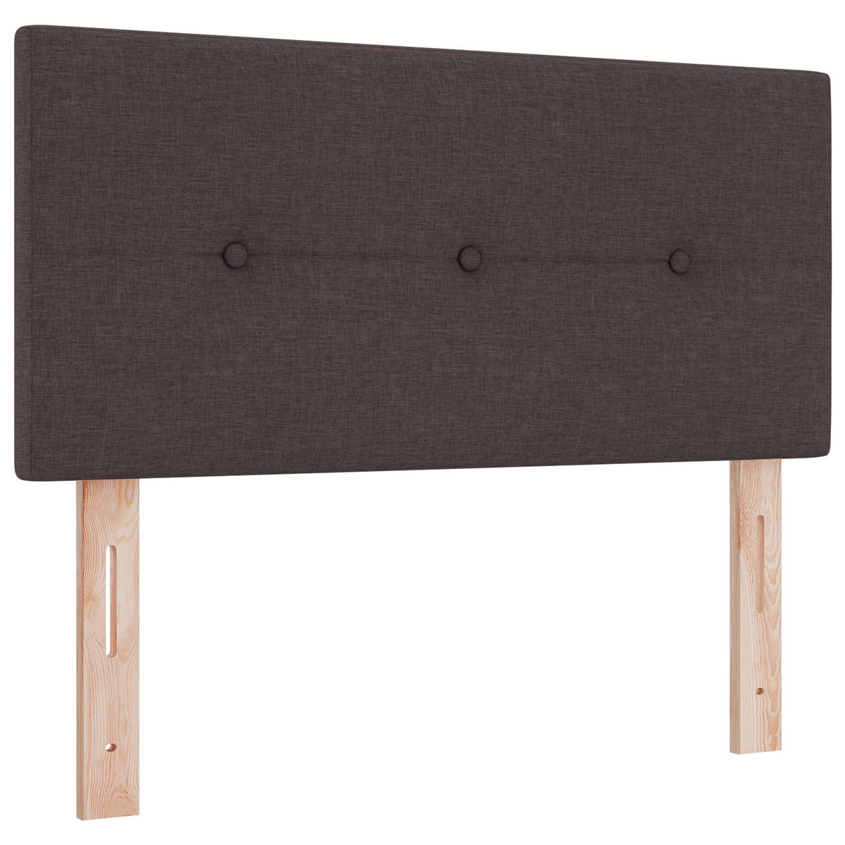vidaXL Łóżko z pojemnikiem i materacem LED Ciemny brąz 120 x 190 cm