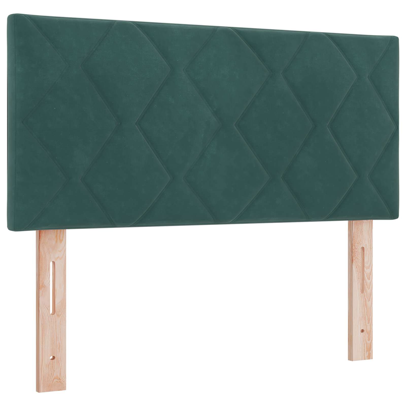 vidaXL Łóżko z pojemnikiem i materacem LED Ciemnozielony 120 x 190 cm