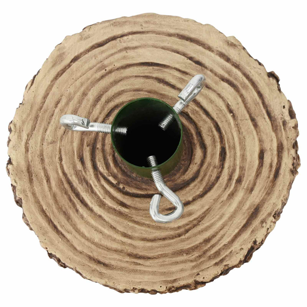 vidaXL Stojak na choinkę w kształcie pnia Ø 23 x 34 cm Tlenek Magnezu