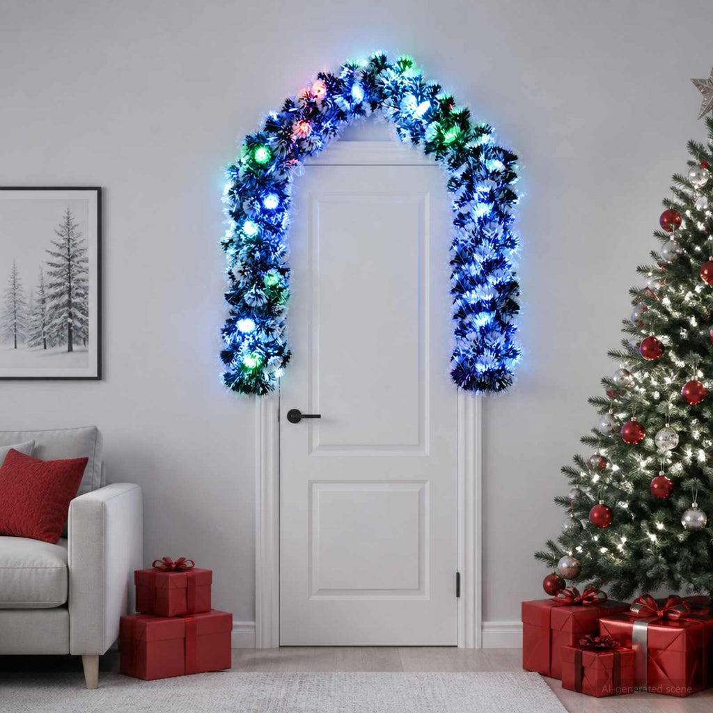 vidaXL Girlanda bożonarodzeniowa 200 cm 16 LED Wielokolorowy PET