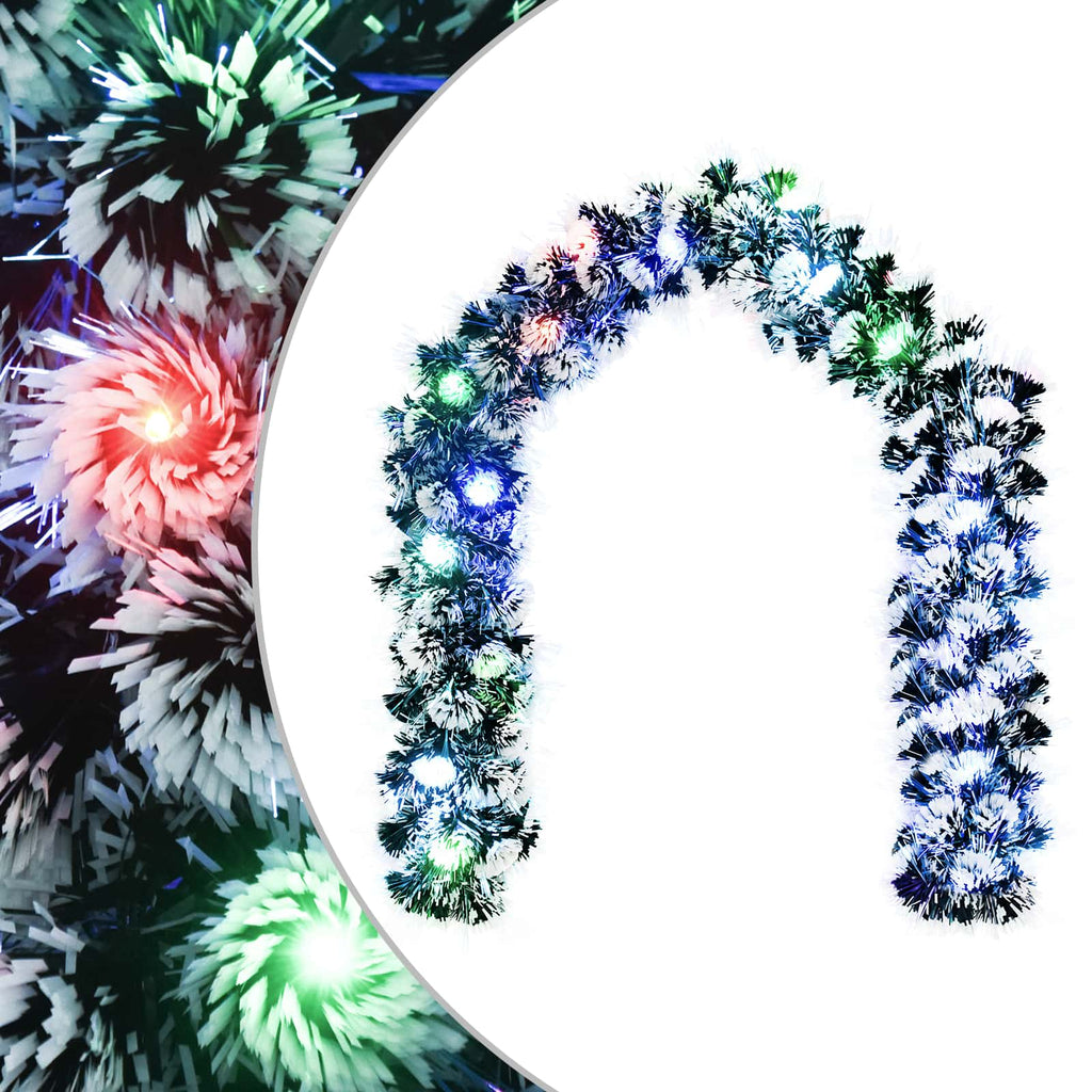 vidaXL Girlanda bożonarodzeniowa 200 cm 16 LED Wielokolorowy PET