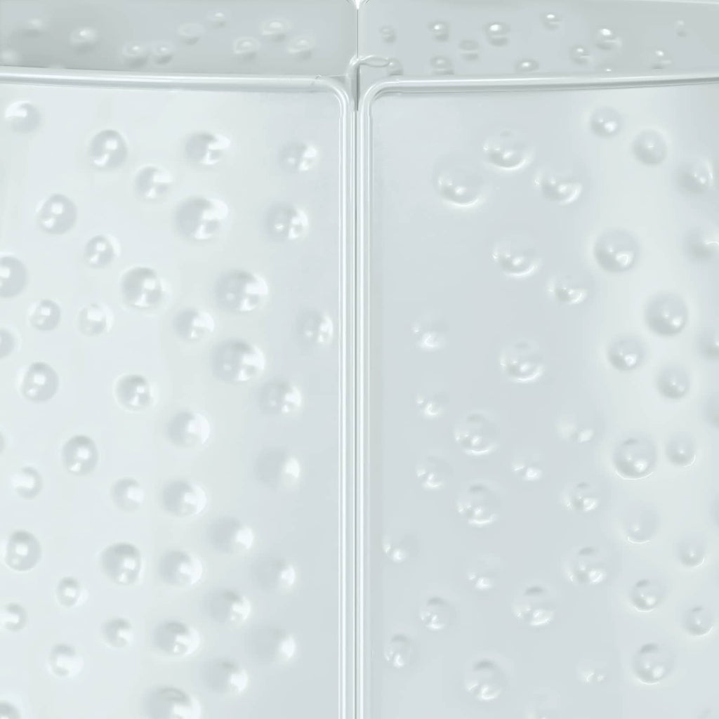 vidaXL Osłona pod choinkę W kształcie stożka Biały Ø 62 x 25 cm Stal