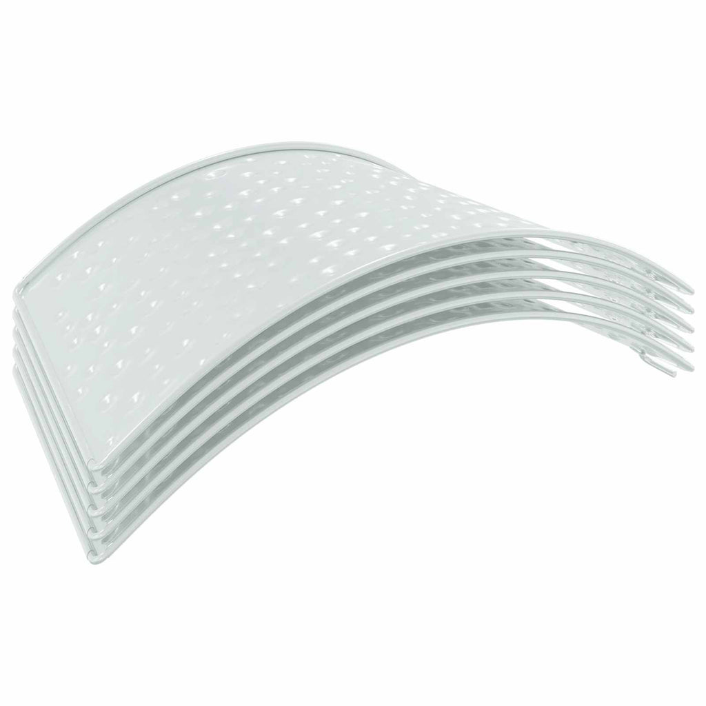vidaXL Osłona pod choinkę W kształcie stożka Biały Ø 62 x 25 cm Stal