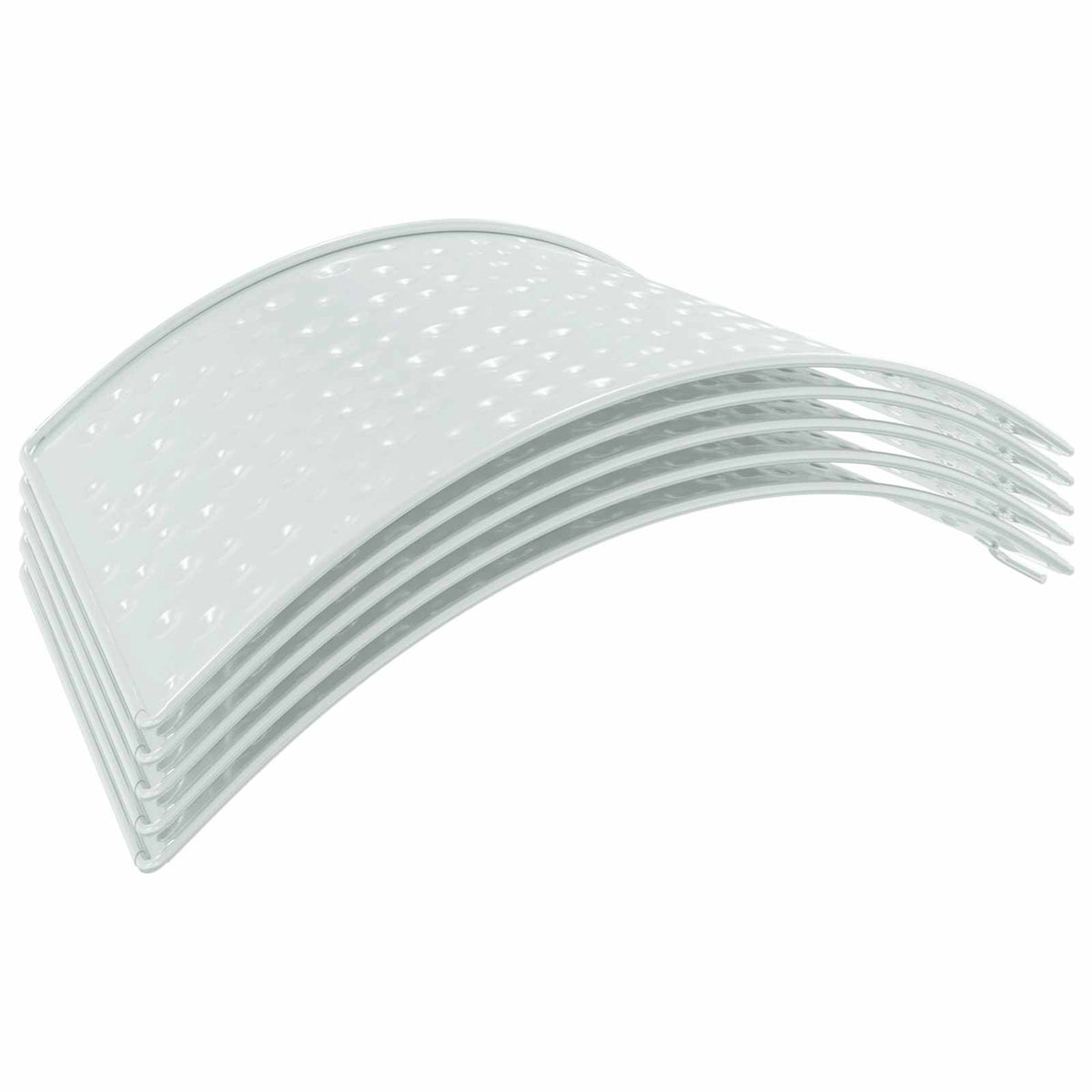 vidaXL Osłona pod choinkę W kształcie stożka Biały Ø 62 x 25 cm Stal