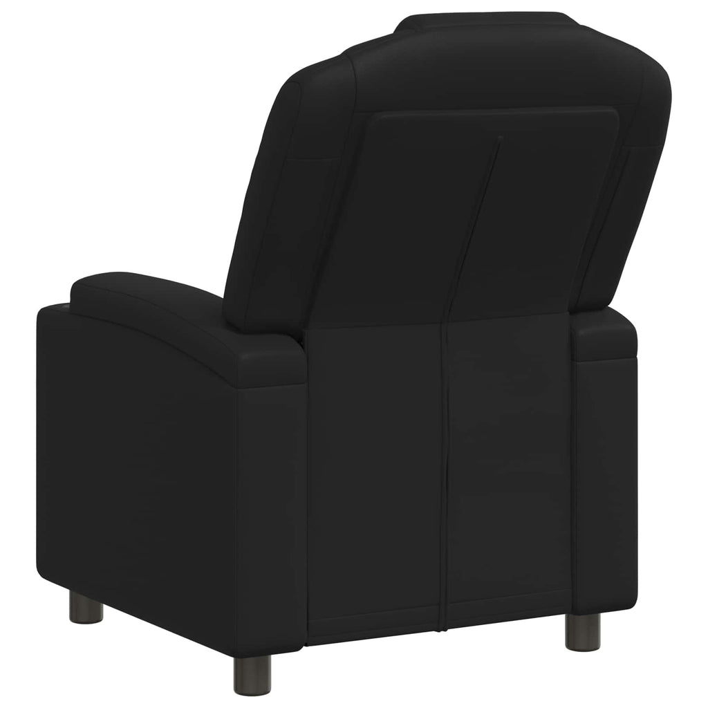 vidaXL Fotel z funkcją relaksu Czarny 75 x 95 x 106 cm tkanina