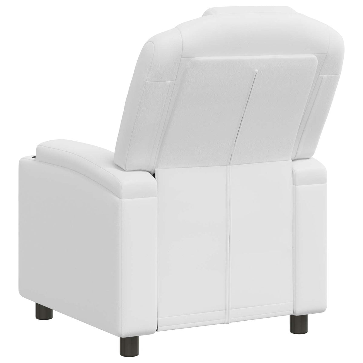 vidaXL Fotel z funkcją relaksu Biały 75 x 95 x 106 cm tkanina