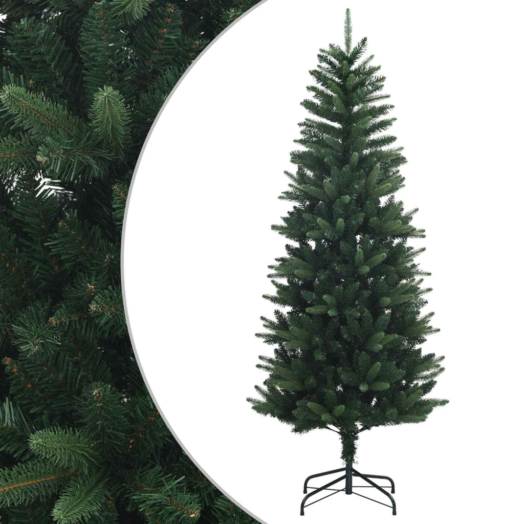 vidaXL Artificial Hinged Christmas Tree 120 cm PE i PVC zielony