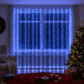 vidaXL Kurtyna świetlna 600 LED Niebieski 600 x 300 cm