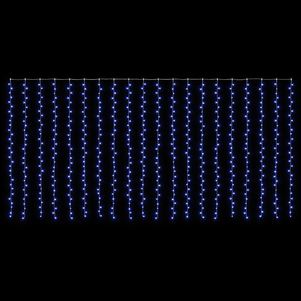 vidaXL Kurtyna świetlna 600 LED Niebieski 600 x 300 cm
