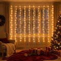 vidaXL Kurtyna świetlna 200 LED Ciepła biel 300 x 200 cm