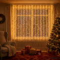 vidaXL Kurtyna świetlna 400 LED Ciepła biel 600 x 200 cm