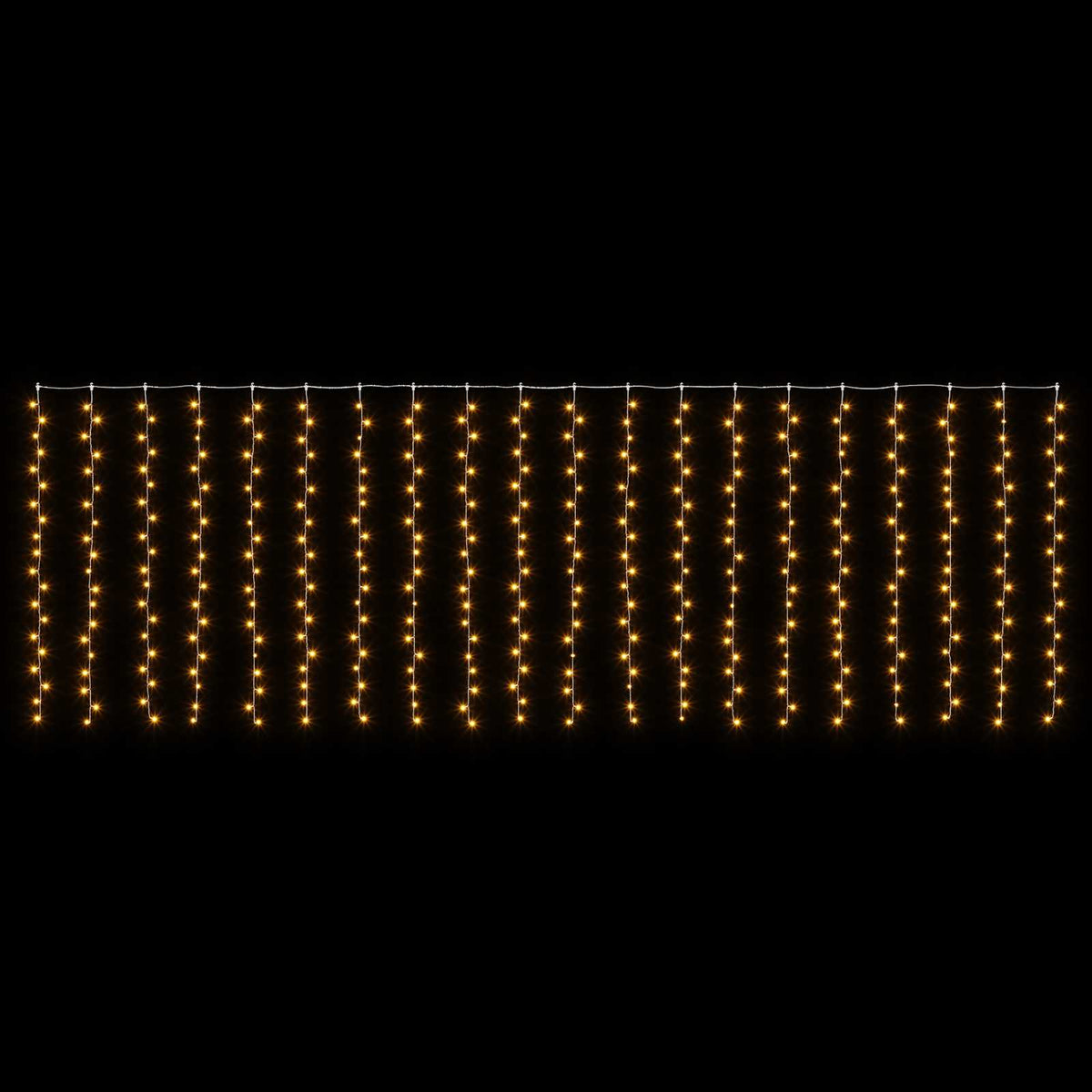 vidaXL Kurtyna świetlna 400 LED Ciepła biel 600 x 200 cm