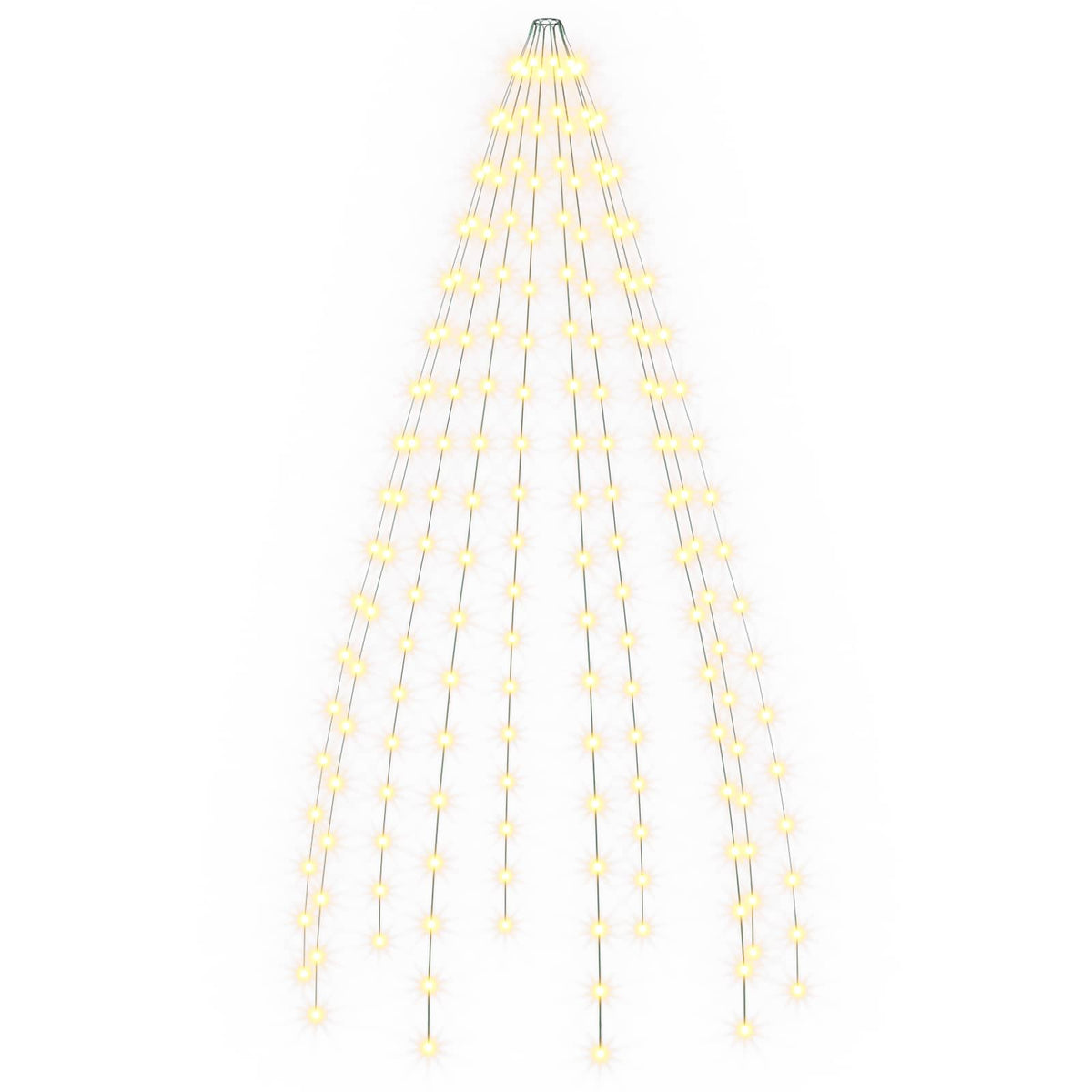 vidaXL Lampki choinkowe 180 LED Ciepła biel 180 cm