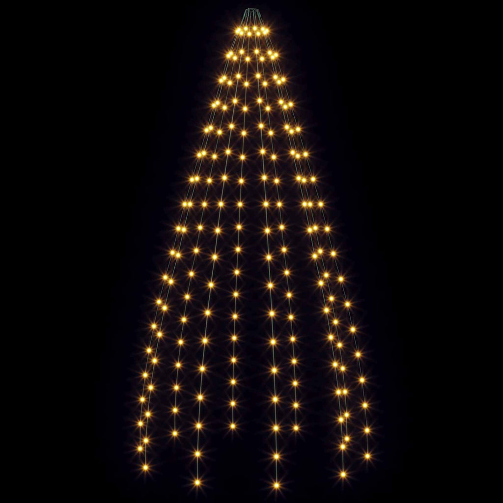 vidaXL Lampki choinkowe 180 LED Ciepła biel 180 cm