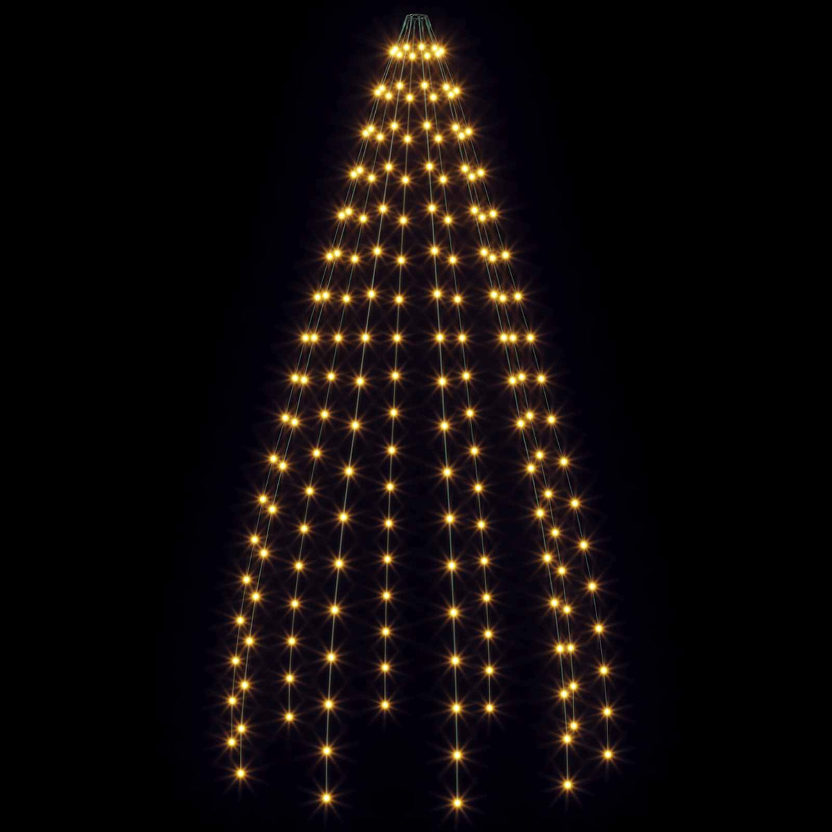 vidaXL Lampki choinkowe 180 LED Ciepła biel 180 cm