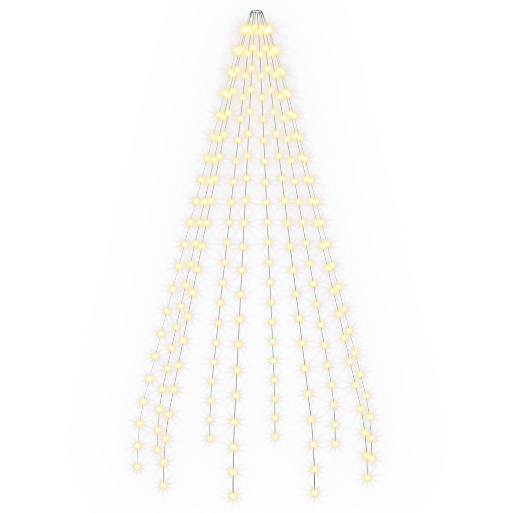 vidaXL Lampki choinkowe 210 LED Ciepła biel 210 cm