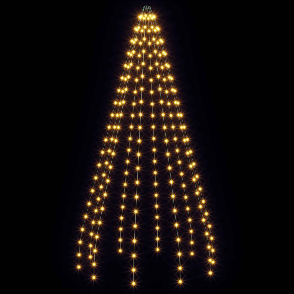 vidaXL Lampki choinkowe 210 LED Ciepła biel 210 cm