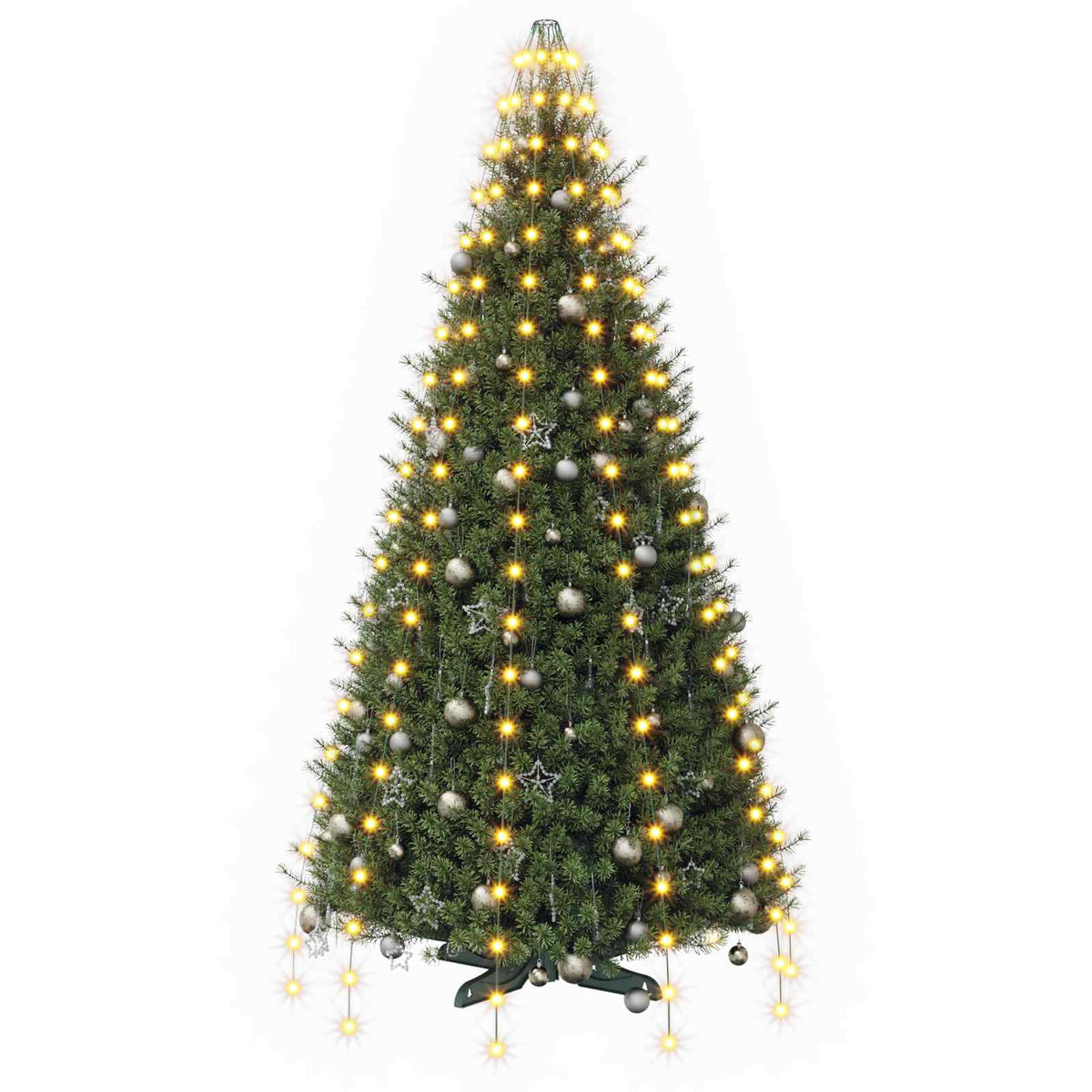 vidaXL Lampki choinkowe 210 LED Ciepła biel 210 cm